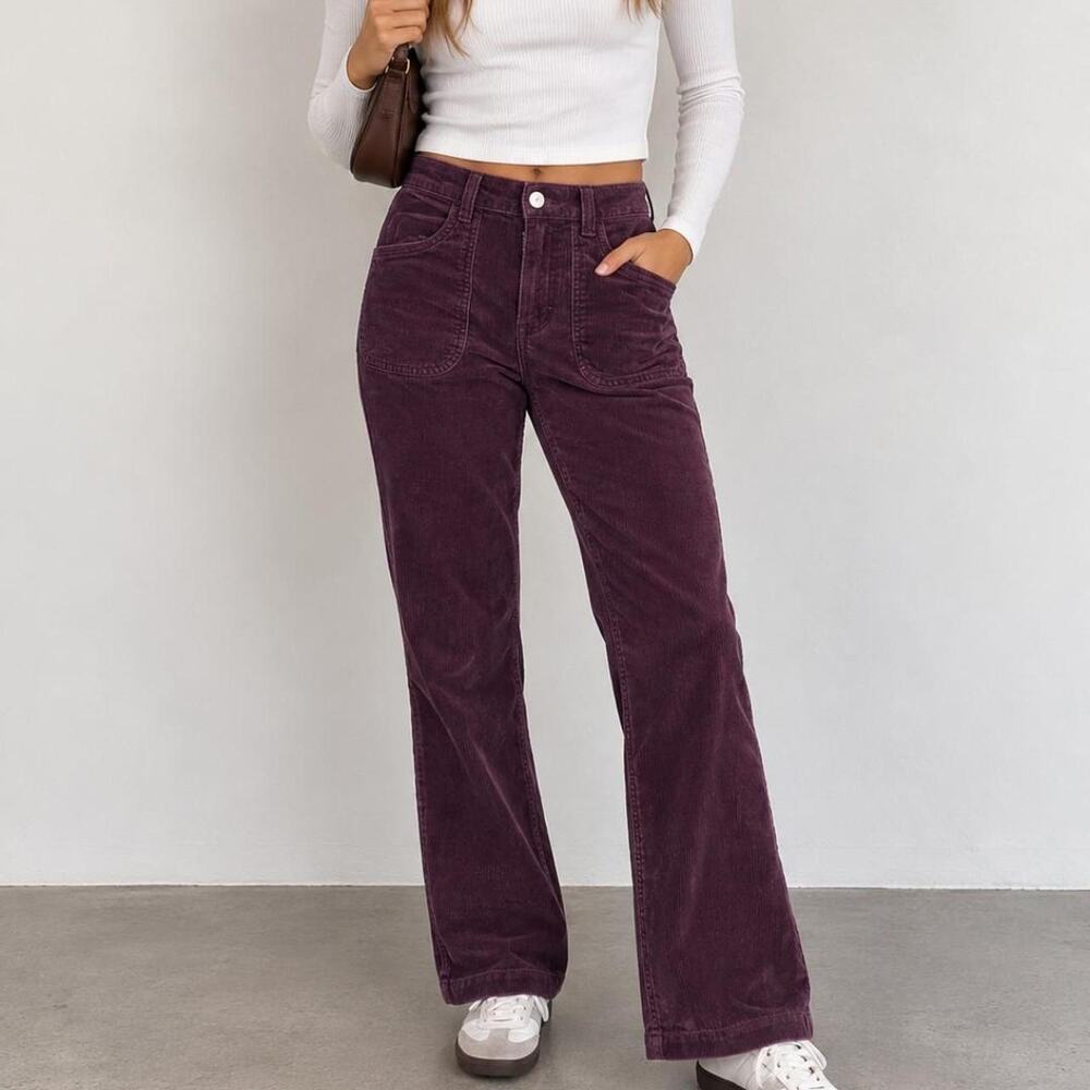 Pilcro purple corduroy pants corduroy